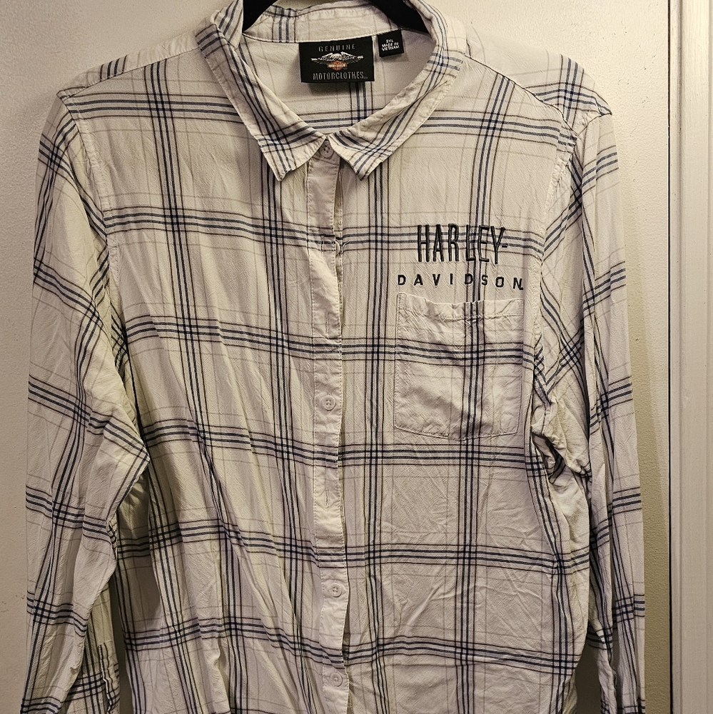 Harley Davison long Sleeve Shirt- Women's Size 2XL‎